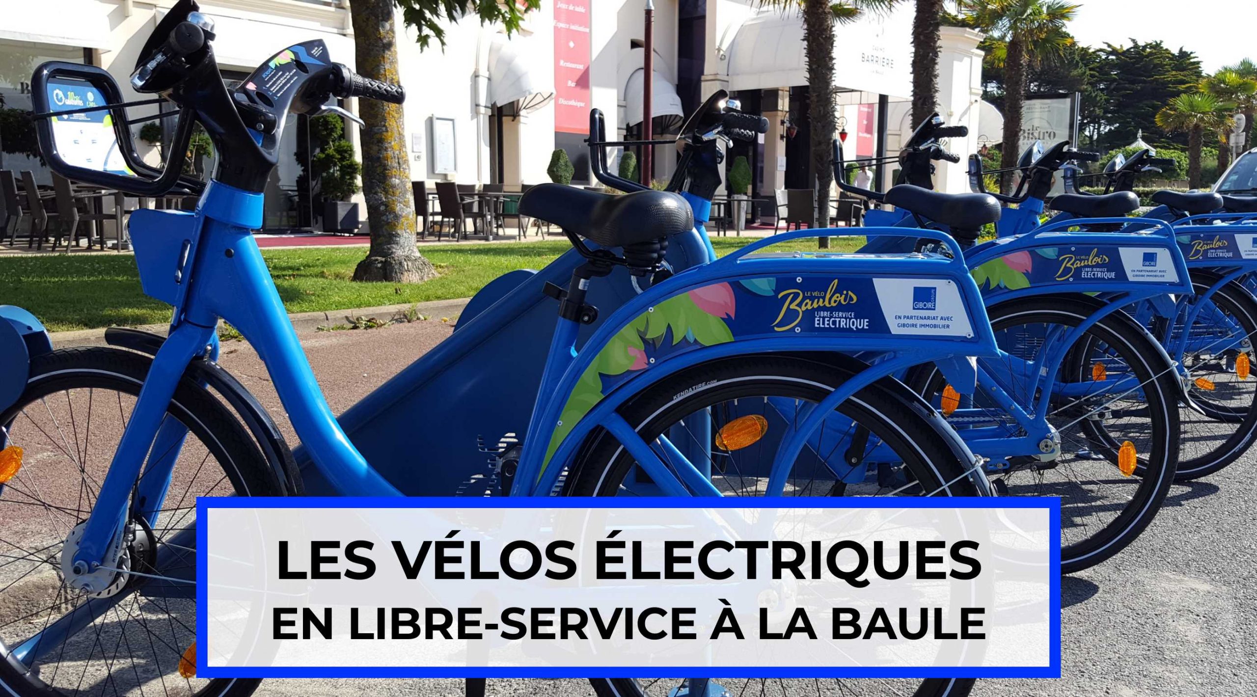 Vélos électriques en libre-service à La Baule