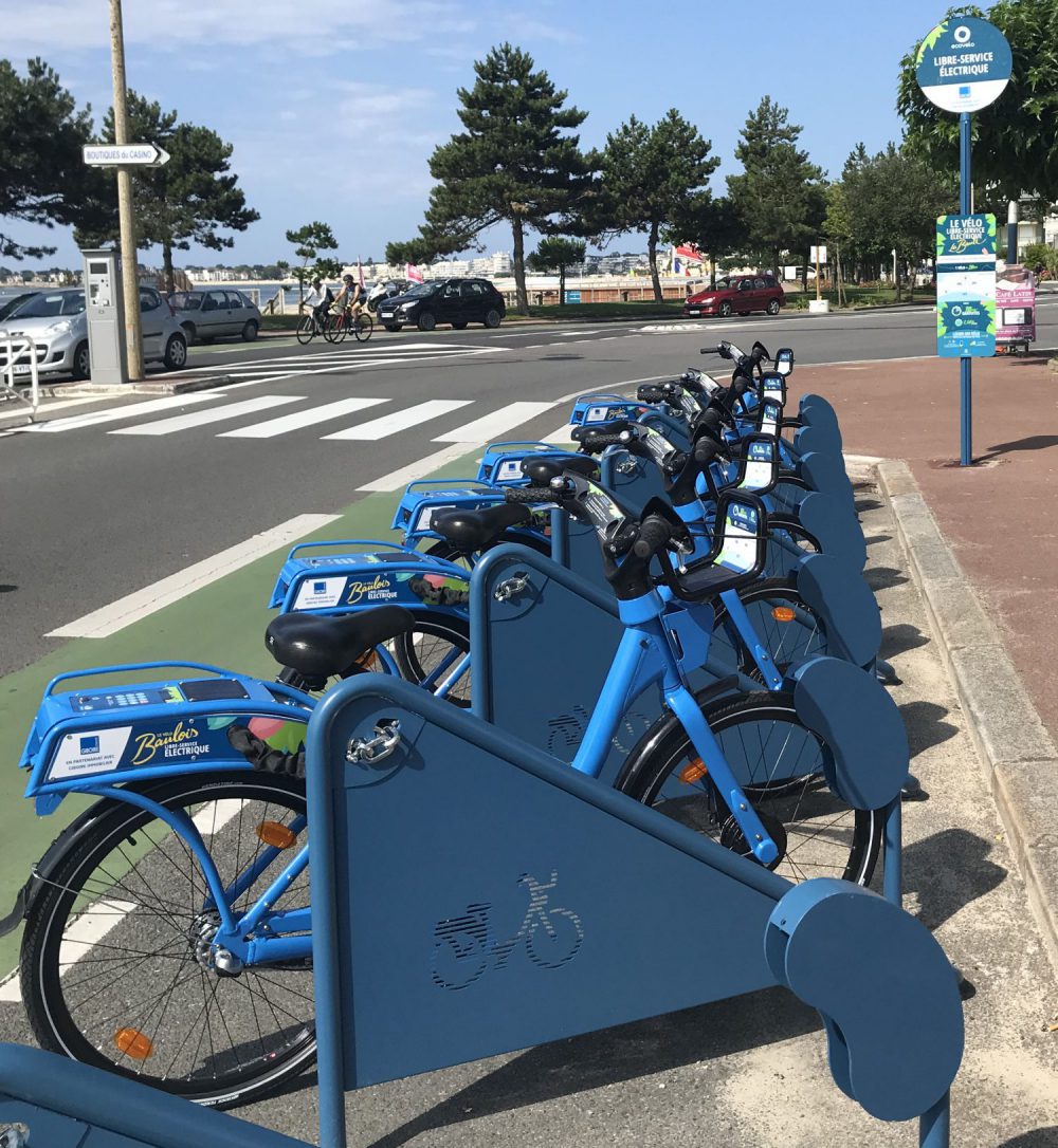 Station vélos en libre-service La Baule