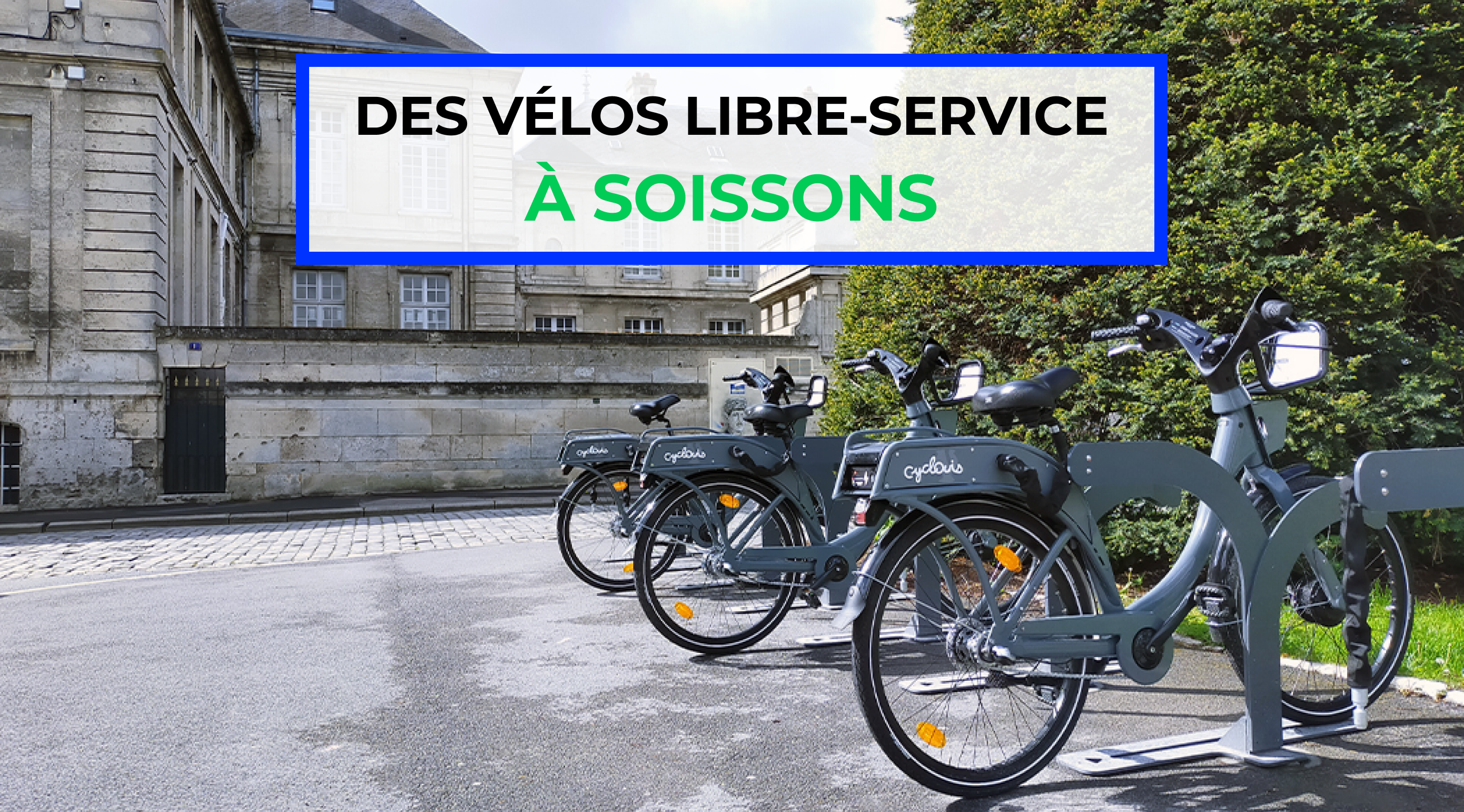 vélos électriques libre-service à Soissons